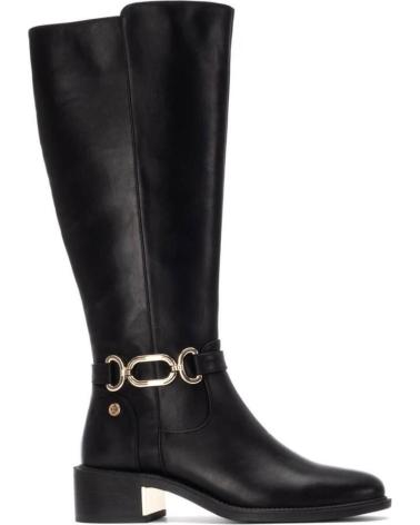 STIVALI ALTI NERI XTI 144399 S CON CATENA DORATA NEGRO