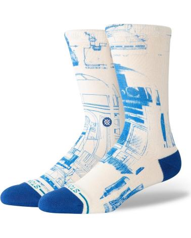 STANCE CALCETINES R2 D2 SW CREW BLANCO OFF WH MULTICOLOR