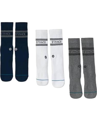 STANCE CALCETINES BASIC 3 PACK CREW NAVY 3 P MULTICOLOR