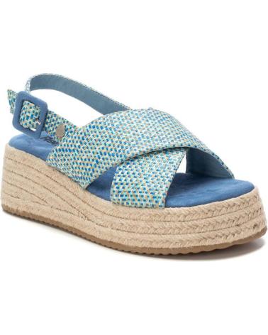 Accueil-REFRESH-SANDALE REFRESH 172666 AVEC PLATEFORME EN ESPADRILLE BLEU JEAN-JEANS