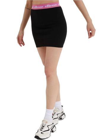 JUPE MINI ELLESSE NOIRE À TAILLE ROSE NEGRO