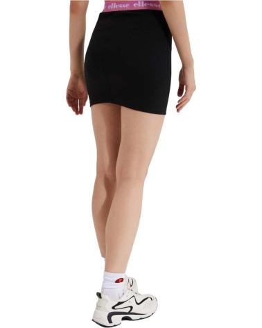 JUPE MINI ELLESSE NOIRE À TAILLE ROSE NEGRO