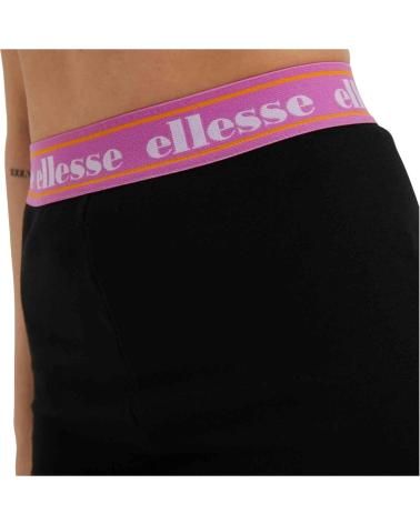 JUPE MINI ELLESSE NOIRE À TAILLE ROSE NEGRO
