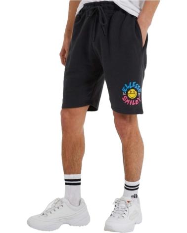 ELLESSE PANTALONES CORTOS EN COLOR PARA HOMBRE NEGRO