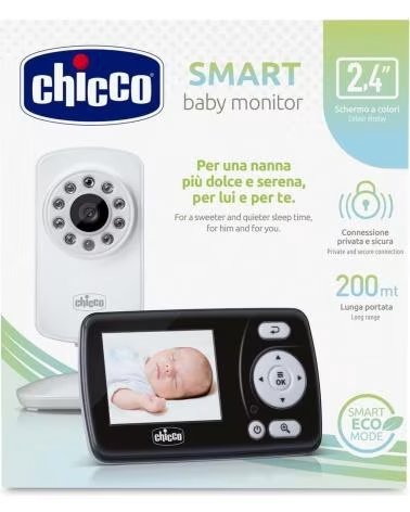 CHICCO VIDEOVIGILÂNCIA BEBÉ SMART COR BLANCO