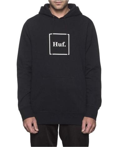 SWEAT À CAPUCHE HUF ESSENTIALS BOX LOGO NOIR NEGRO