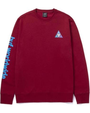 HUF SUDADERAS EN COLOR PARA HOMBRE ROJO