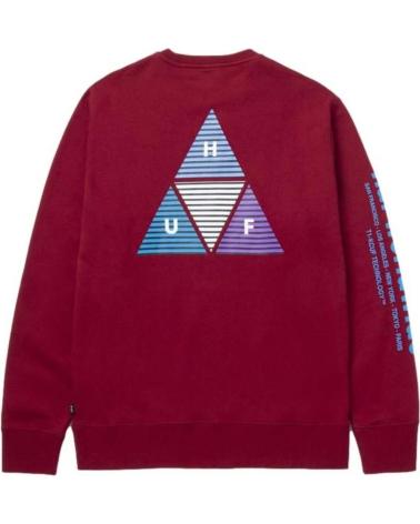 HUF SUDADERAS EN COLOR PARA HOMBRE ROJO