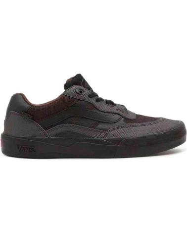 TÊNIS CASUAIS VANS OFF THE WALL PRETOS MARRON