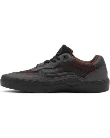 TÊNIS CASUAIS VANS OFF THE WALL PRETOS MARRON