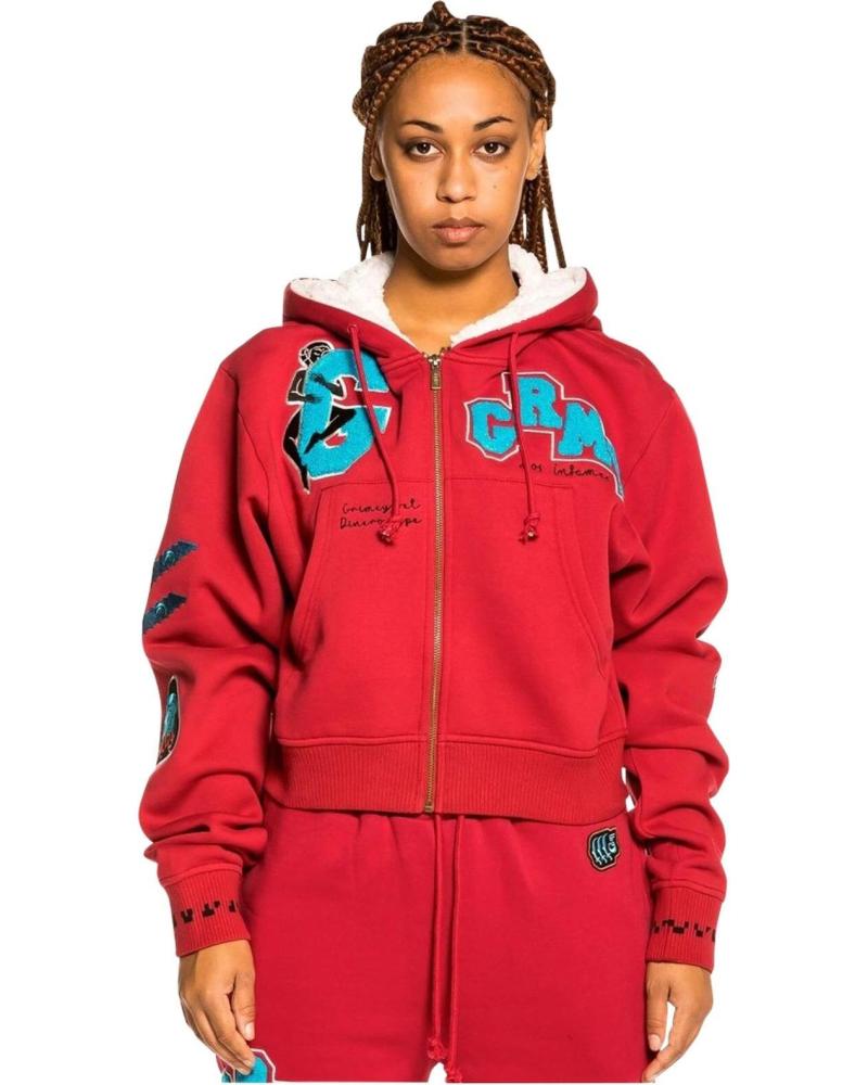 GRIMEY SUDADERAS EN COLOR PARA MUJER ROJO