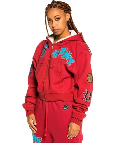 GRIMEY SUDADERAS EN COLOR PARA MUJER ROJO