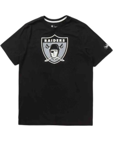 NIKE T-SHIRT SCHWARZ RAIDERS NFL LOGO HERREN NEGRO