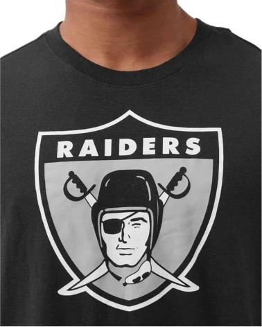 NIKE T-SHIRT SCHWARZ RAIDERS NFL LOGO HERREN NEGRO