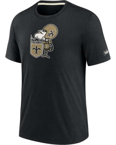 CAMISETA NIKE PRETA SNOOPY NEW ORLEANS SAINTS NFL MASCULINA NEGRO