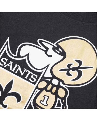 CAMISETA NIKE PRETA SNOOPY NEW ORLEANS SAINTS NFL MASCULINA NEGRO