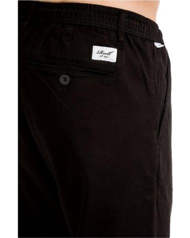 REELL BLACK LONG TROUSERS FOR MEN AZUL
