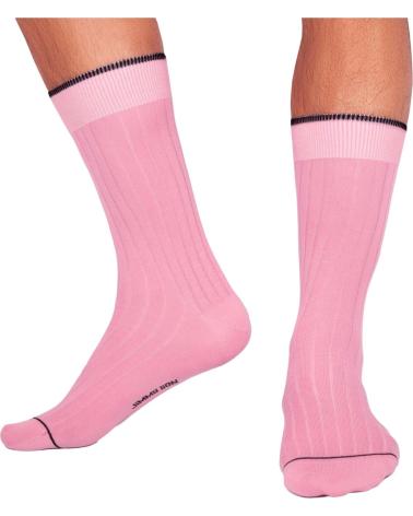 Home-JIMMY-LION-CALCETINES-EN-COLOR-PARA-HOMBRE-ROSA