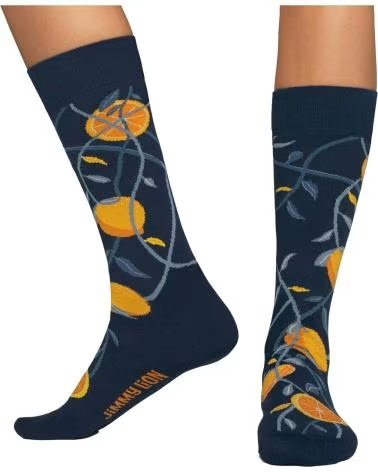 JIMMY LION CALCETINES EN COLOR PARA HOMBRE AZUL