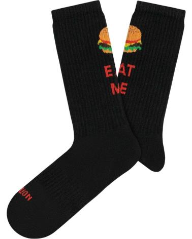 JIMMY LION CALCETINES EN COLOR PARA HOMBRE NEGRO