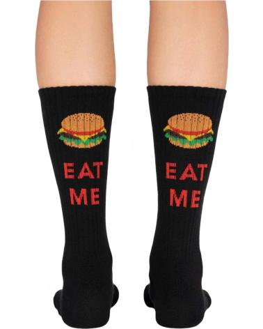 JIMMY LION CALCETINES EN COLOR PARA HOMBRE NEGRO