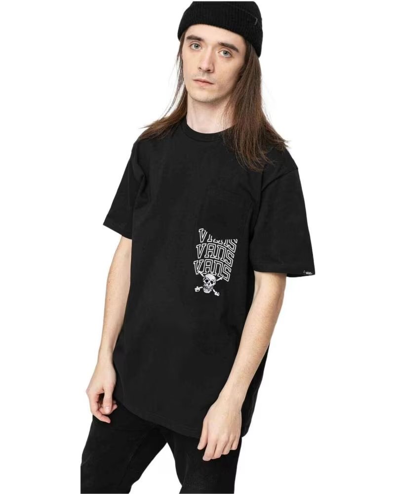 VANS OFF THE WALL CAMISETAS Y POLOS VANS EN COLOR PARA HOMBRE NEGRO