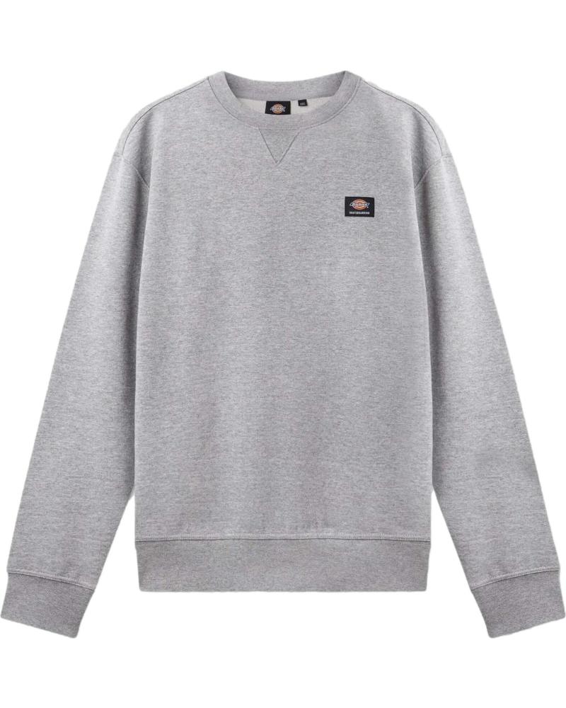 DICKIES GREY CREWNECK SWEATSHIRT GRIS