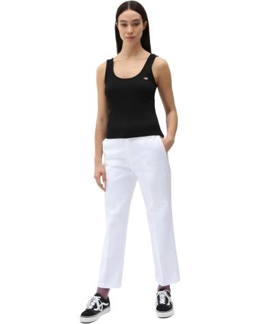 Women's-sleeveless-running-tops-DICKIES-CAMISETAS-Y-POLOS-EN-COLOR-PARA-MUJER-NEGRO