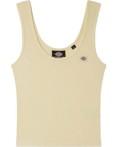 Women's-sleeveless-running-tops-DICKIES-CAMISETAS-Y-POLOS-EN-COLOR-PARA-MUJER-AMARILLO