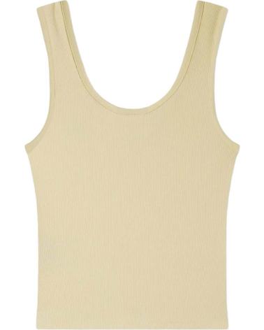 Women's-sleeveless-running-tops-DICKIES-CAMISETAS-Y-POLOS-EN-COLOR-PARA-MUJER-AMARILLO