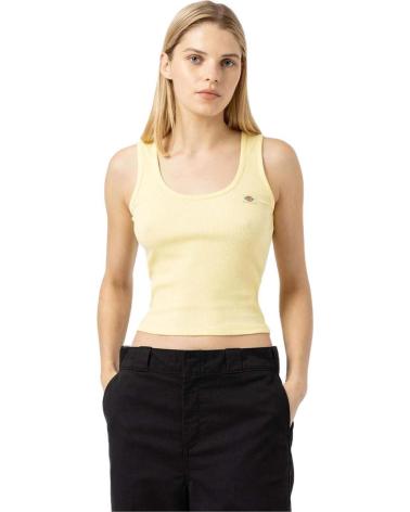 Women's-sleeveless-running-tops-DICKIES-CAMISETAS-Y-POLOS-EN-COLOR-PARA-MUJER-AMARILLO