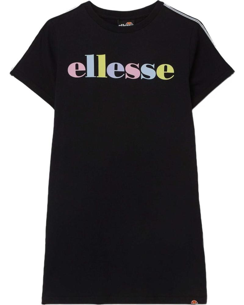 ELLESSE VESTIDOS EN COLOR PARA NINOS NEGRO