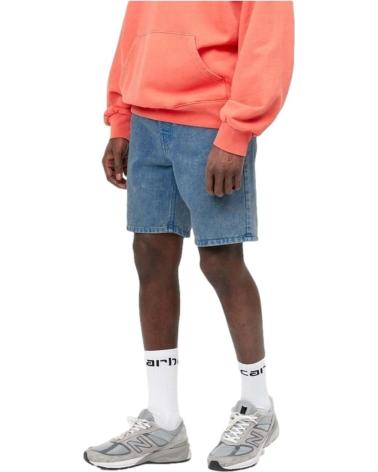 PANTALONCINI JEANS CARHARTT WIP BLU DA UOMO AZUL
