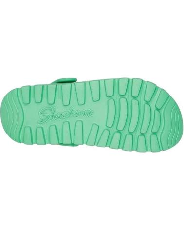 SKECHERS CHANCLAS EN COLOR PARA MUJER VERDE