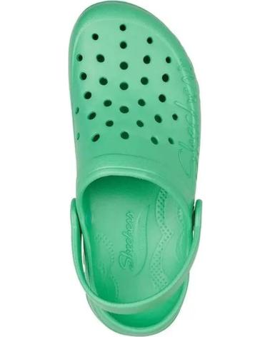 SKECHERS CHANCLAS EN COLOR PARA MUJER VERDE
