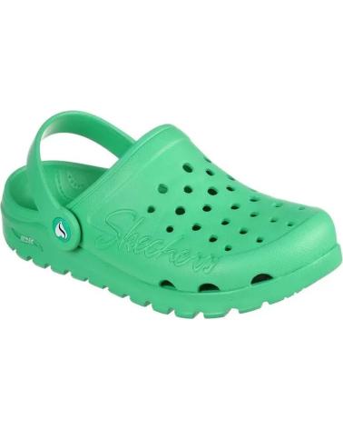 SKECHERS CHANCLAS EN COLOR PARA MUJER VERDE