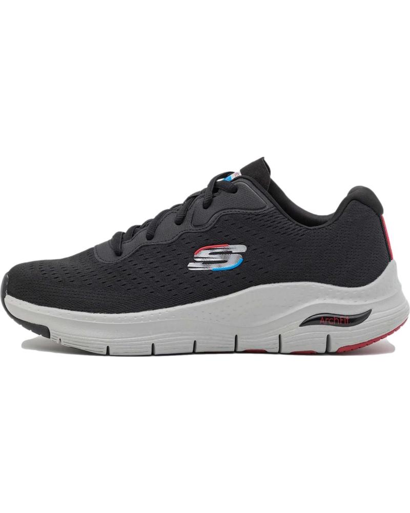 Início-SKECHERS-ZAPATILLAS-EN-COLOR-PARA-HOMBRE-NEGRO