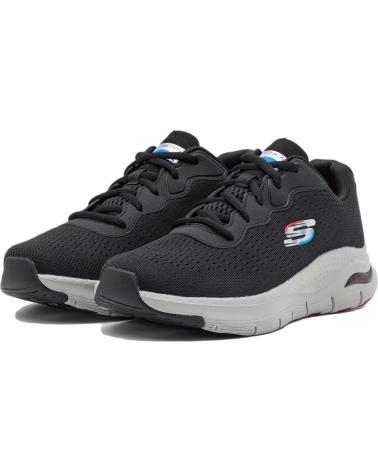 Início-SKECHERS-ZAPATILLAS-EN-COLOR-PARA-HOMBRE-NEGRO
