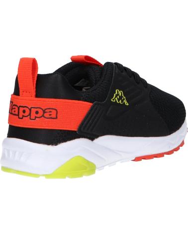 Scarpe sport per Bambina e Bambino KAPPA 33157XW SAN PUERTO A2L INF BB BLACK-ORANGE DK-GREEN LIME