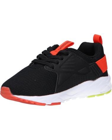 Scarpe sport per Bambina e Bambino KAPPA 33157XW SAN PUERTO A2L INF BB BLACK-ORANGE DK-GREEN LIME