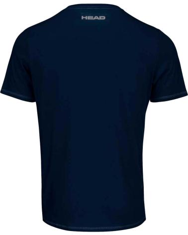 HEAD KURZARM-T-SHIRT BLAU MIT LOGO FÜR KINDER AZUL