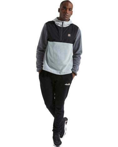 ELLESSE FLEECE HOODIE MIT FARBBLÖCKEN FÜR HERREN NEGRO