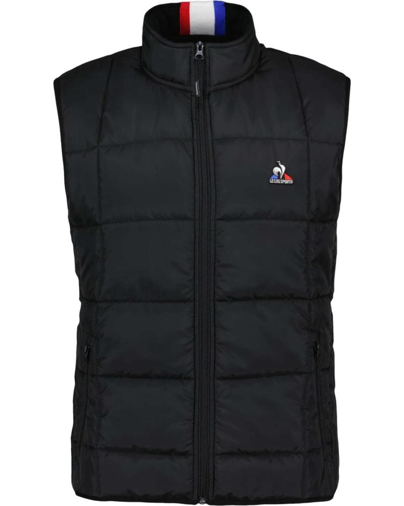 LE COQ SPORTIF CHALECOS EN COLOR PARA HOMBRE NEGRO