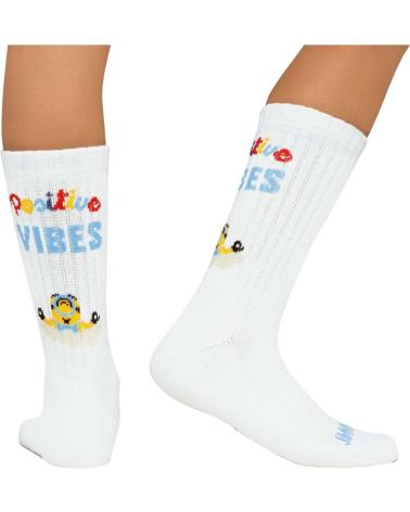 Home-JIMMY-LION-CALCETINES-EN-COLOR-PARA-NINOS-BLANCO