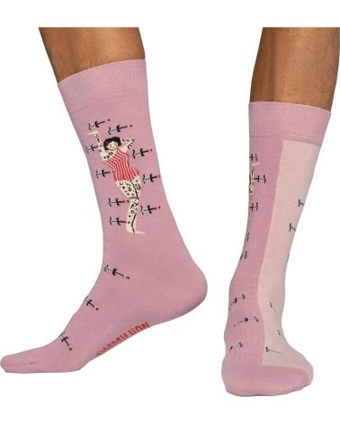 JIMMY LION CALCETINES EN COLOR PARA HOMBRE ROSA