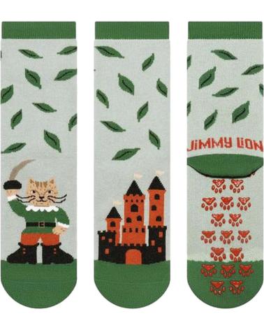 JIMMY LION CALCETINES EN COLOR PARA NINOS VERDE