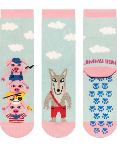 JIMMY LION CALCETINES EN COLOR PARA NINOS AZUL