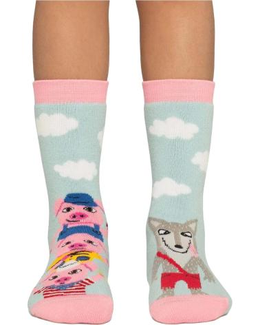 JIMMY LION CALCETINES EN COLOR PARA NINOS AZUL