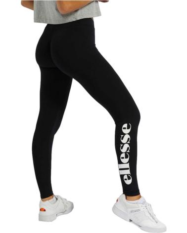 ELLESSE BLACK SPORTS LEGGINGS WITH SIDE LOGO NEGRO
