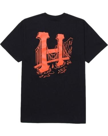 HUF CAMISETAS Y POLOS EN COLOR PARA HOMBRE NEGRO